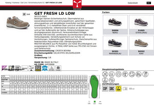 Damen Arbeitsschuh Get Fresh LD Low S1